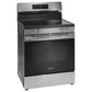 Frigidaire 30" Front Control Electric Range and 1.8 Cu. Ft. OTR Microwave Kitchen Package in Stainless Steel , , large