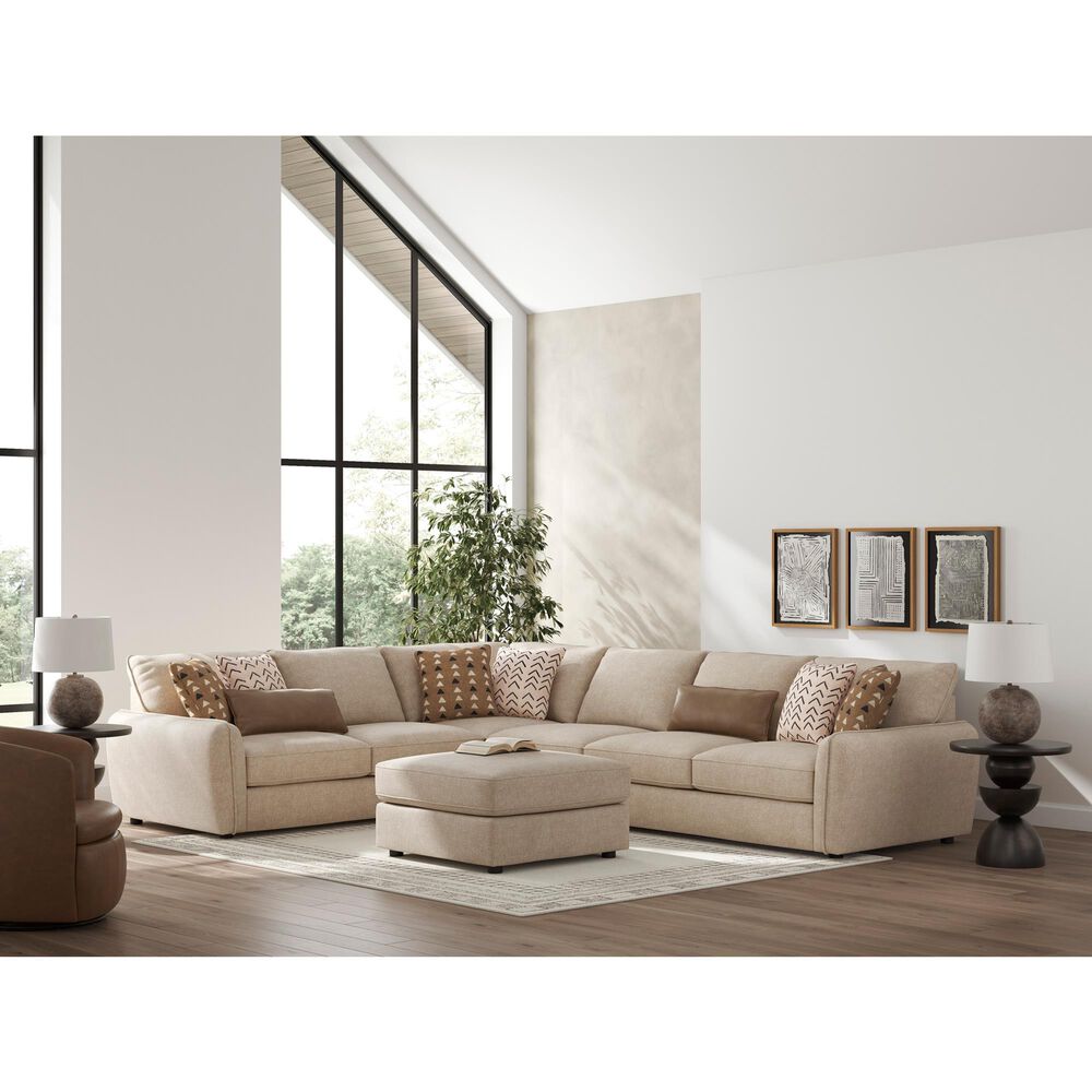 Ashley Seyler Oversized Accent Ottoman in Sand, , large