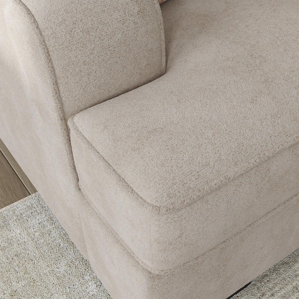 Ashley High Profile Stationary Sofa in Taupe, , large