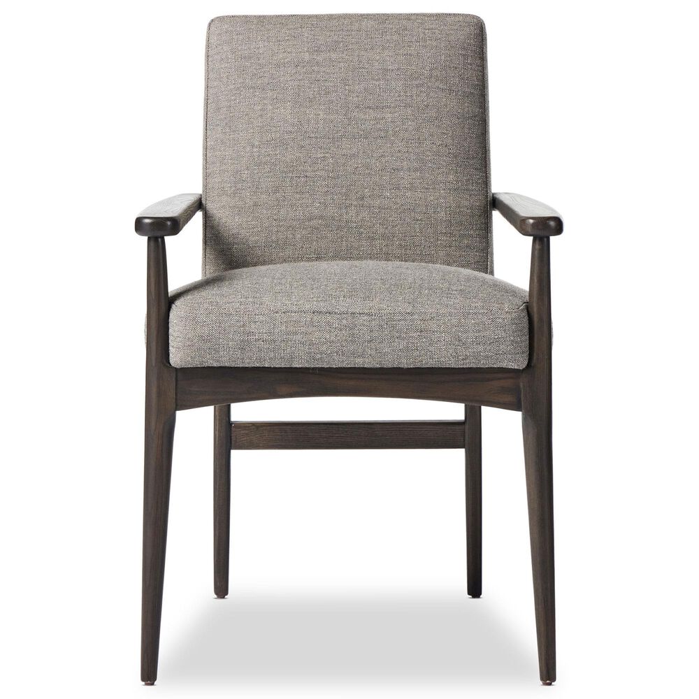Four Hands Albiba Arm Chair in Burnt Oak, , large