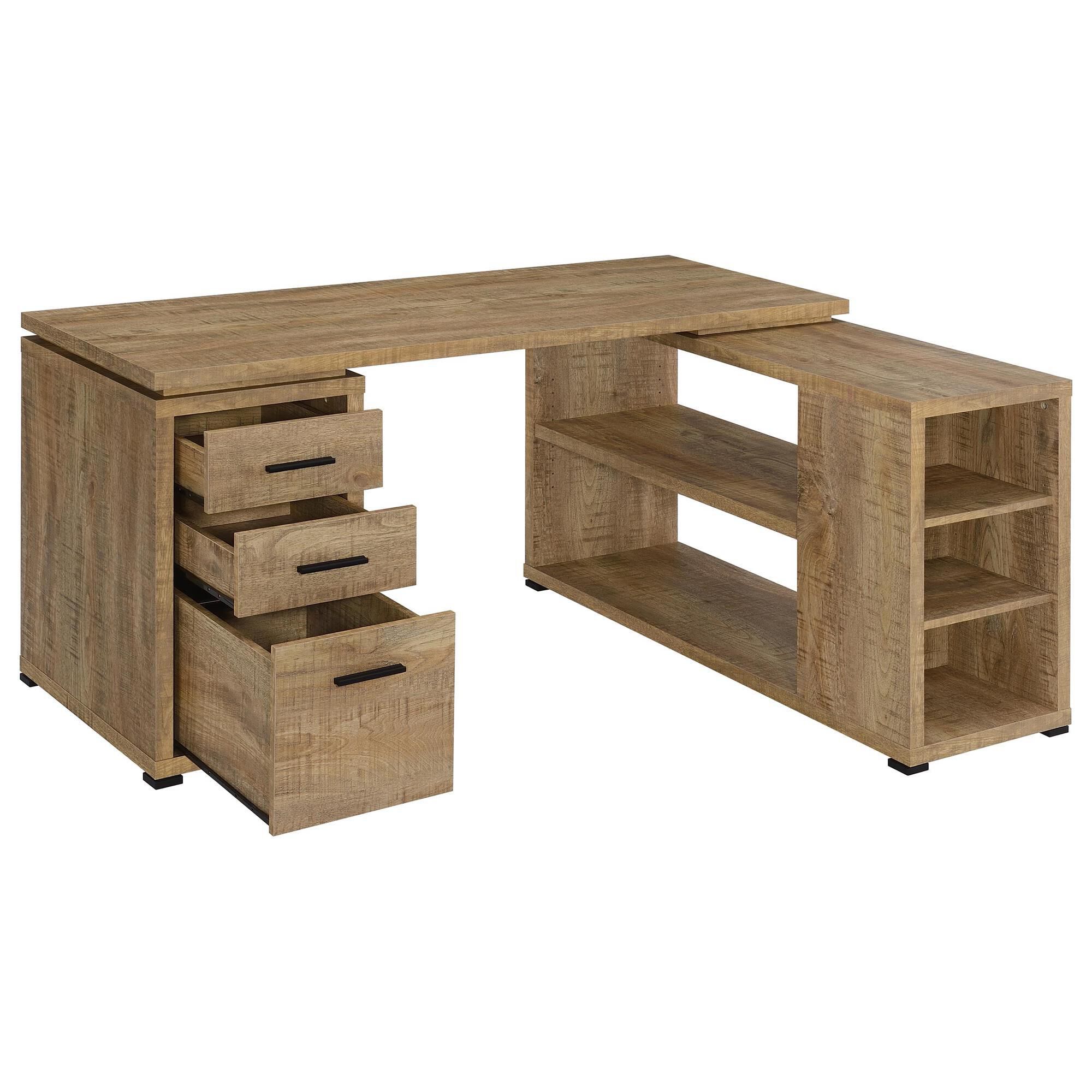 Pacific Landing Yvette L-Shape Computer Desk in Mango