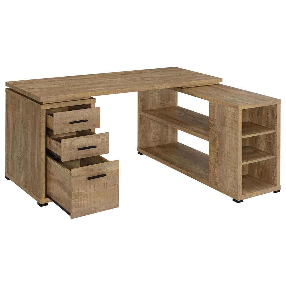 Pacific Landing Yvette L-Shape Computer Desk in Mango, , large