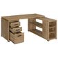 Pacific Landing Yvette L-Shape Computer Desk in Mango, , large