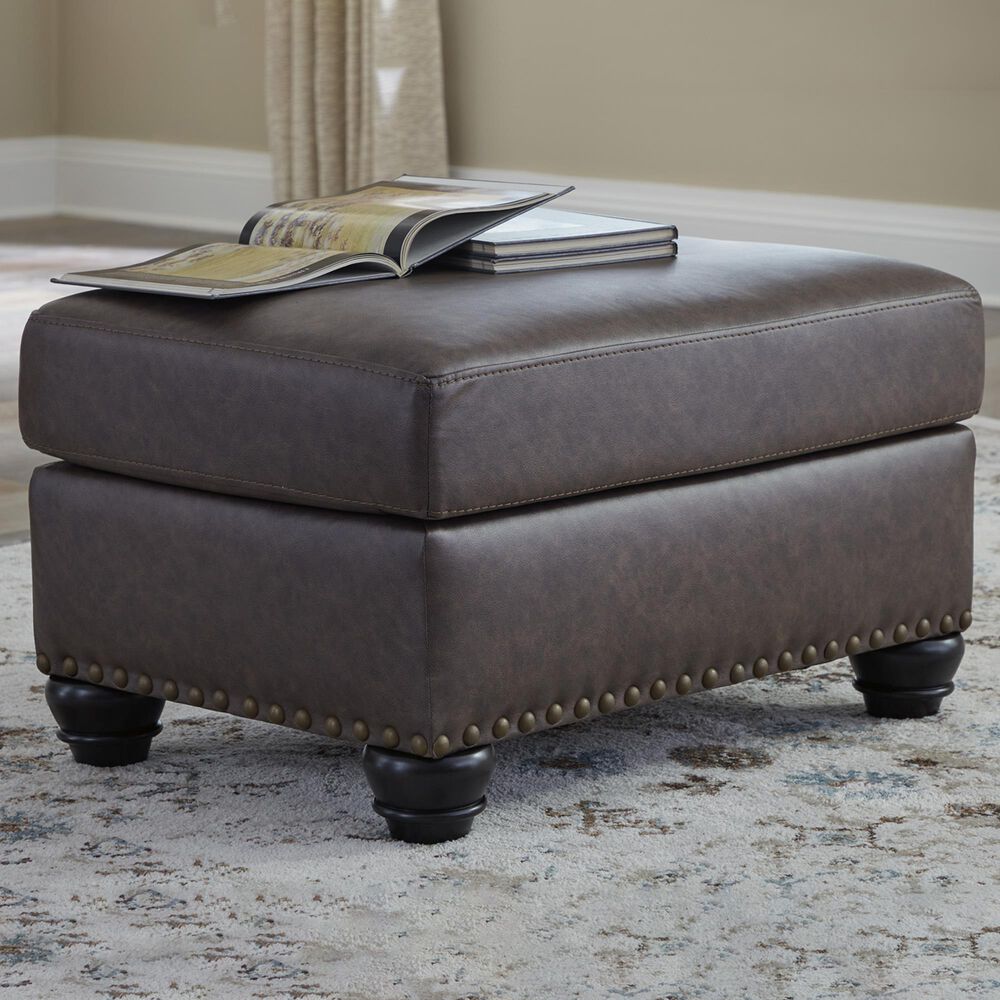 Ashley Roxmere Ottoman in Umber, , large