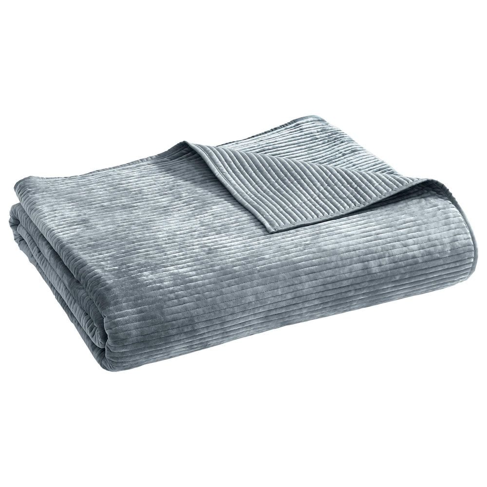 Hallmart Collectibles Reese 3-Piece Queen Coverlet Set in Blue, , large