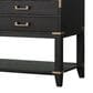 Lexora Home Norwalk 80" Double Bathroom Vanity in Black Oak with White Carrara Marble Top and Rectangular Sinks, , large