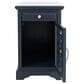 Waltham Craftsman Power Chairside Table in Navy Blue, , large