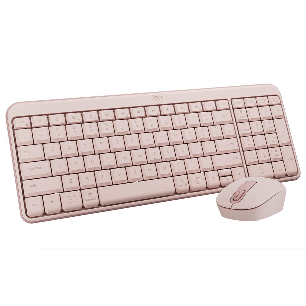 Logitech MK250 Compact Bluetooth Wireless Keyboard and Mouse Combo in Rose, , large