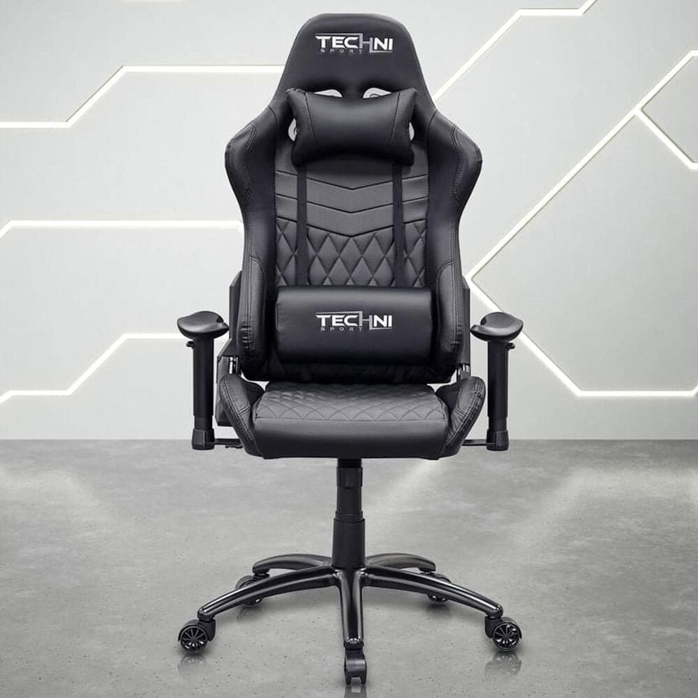 Techni Sport GG Gaming Chair in Black, , large