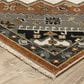Oriental Weavers Keira Rust and Ivory 5"3" x 7"6" Area Rug, , large