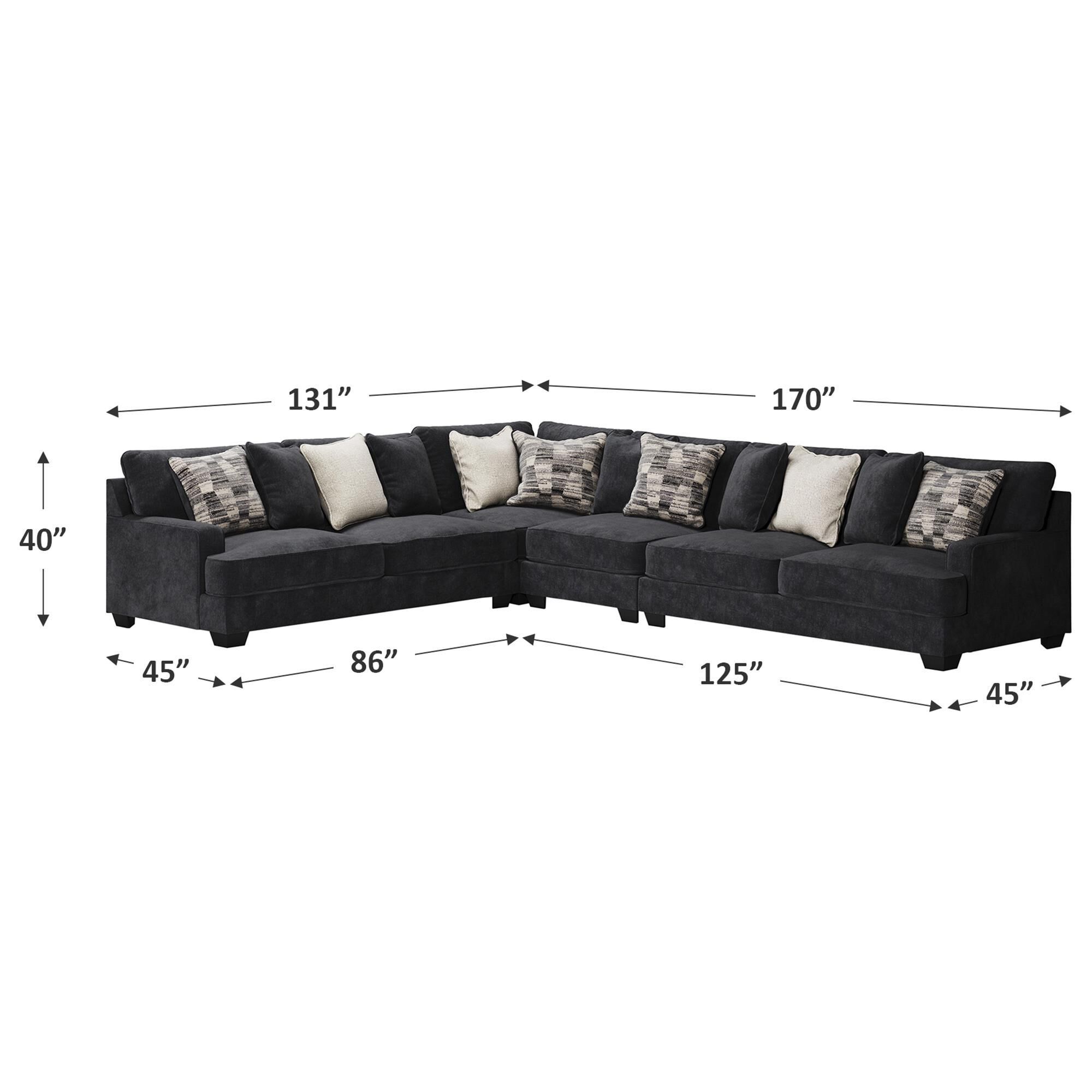 Ashley clearance lavernett sectional