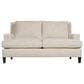 Bernhardt Addison Stationary Loveseat in White and Cream, , large