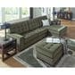 Ashley Caspian-Town 2-Piece Right Facing Sectional with Chaise in Olive, , large