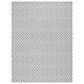 Safavieh Martha Stewart Cotton 9" x 12" Silver and Grey Area Rug, , large