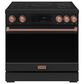 Thor Kitchen Gordon Ramsay 6 Cu. Ft. Professional Induction Range with Rose Gold Handle Kit in Black, , large