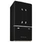 Unique Appliances Classic Retro 21.4 Cu. Ft Frost Free Counter Depth French Door Refrigerator in Midnight Black, , large