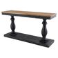Maple and Jade Console Table in Distressed Black and Brown, , large