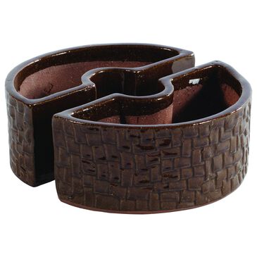 Zentro Living Cobblestone Umbrella Patio Planter in Terra Brown (Set of 2), , large