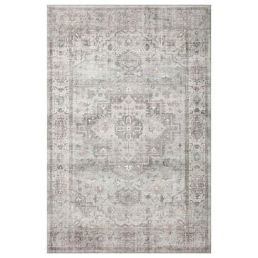 Loloi Heidi 7"6" x 9"6" Dove and Blush Area Rug, , large
