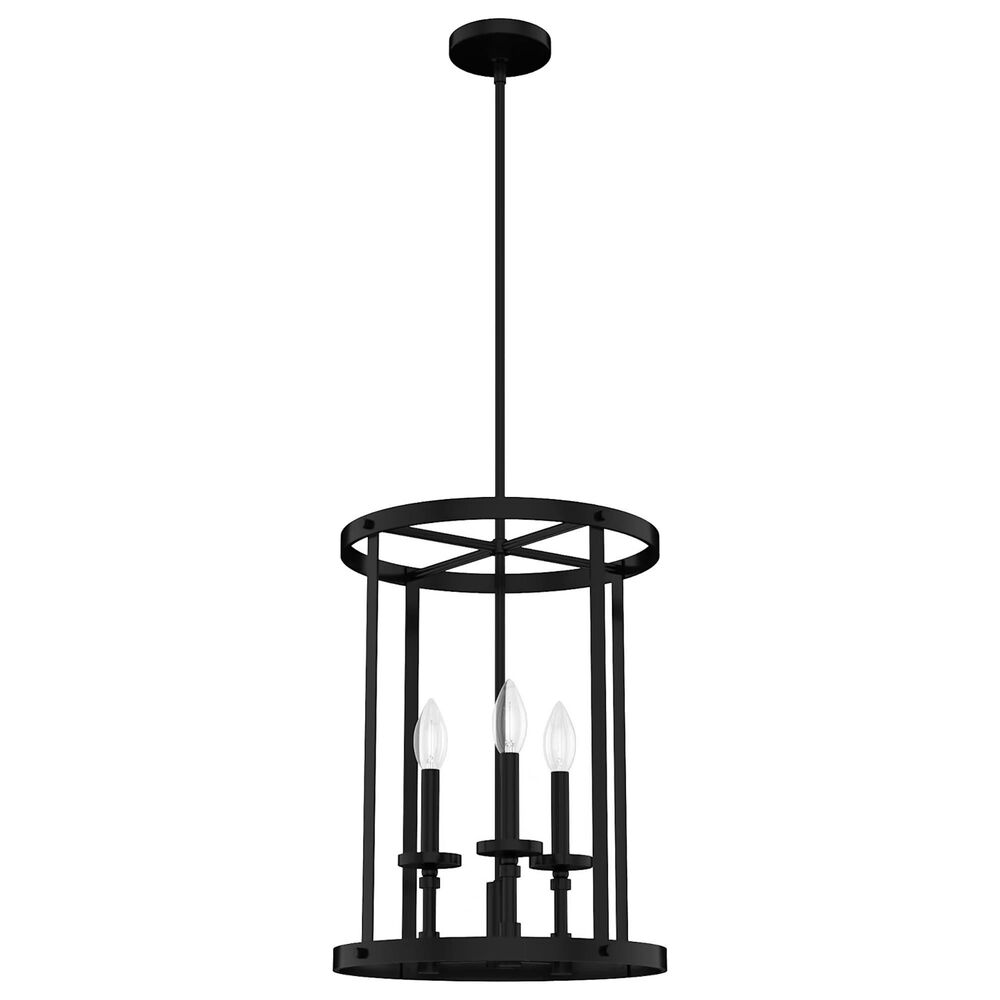 Hunter Briargrove Small Foyer Light in Matte Black, , large