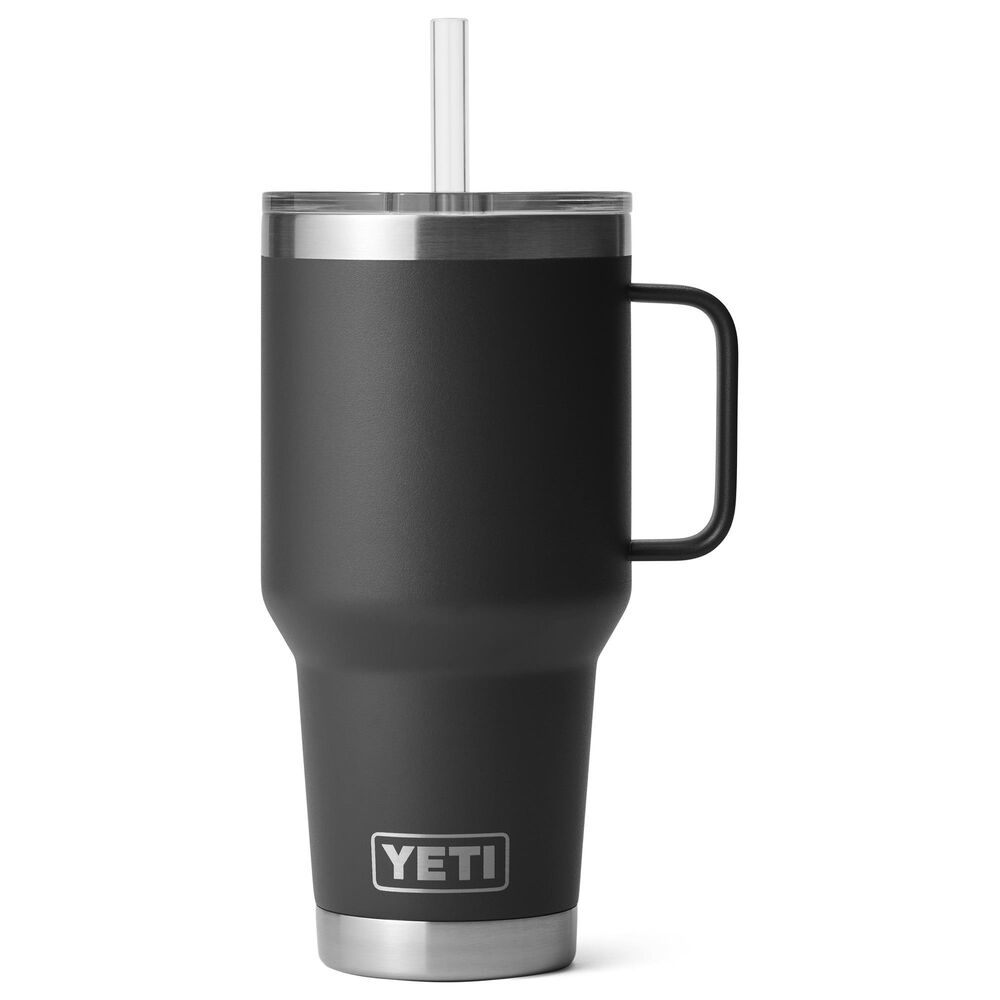 YETI Rambler 35 Oz Straw Mug with Lid in Black, , large