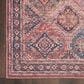 57 Grand by Nicole Curtis Series 1 5"3" x 7"3" Brick Red and Navy Blue Area Rug, , large