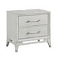 Davis International Solitude 5 Piece King Panel Bedroom Set in White Rub Through Finish, , large