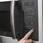 GE Appliances 1.7 Cu. Ft. Over-the-Range Microwave Oven with Sensor in Stainless Steel, , large