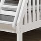 Forest Grove Twin over Full Mission Bunk Bed in White, , large