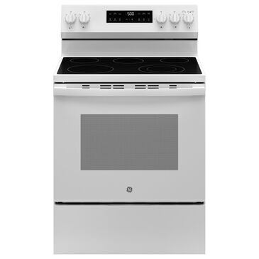GE Appliances 30" Freestanding Electric Range with Self-Clean in White, , large