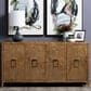 Crestview Collection Richmond Mappa Burl 4-Door Media Sideboard in Brown, , large