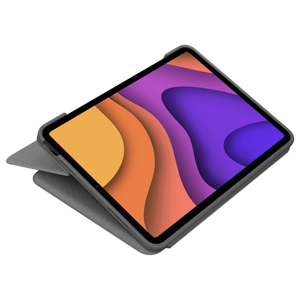 Logitech Folio Touch Backlit Keyboard Case with Trackpad for iPad Air in Oxford Grey, , large