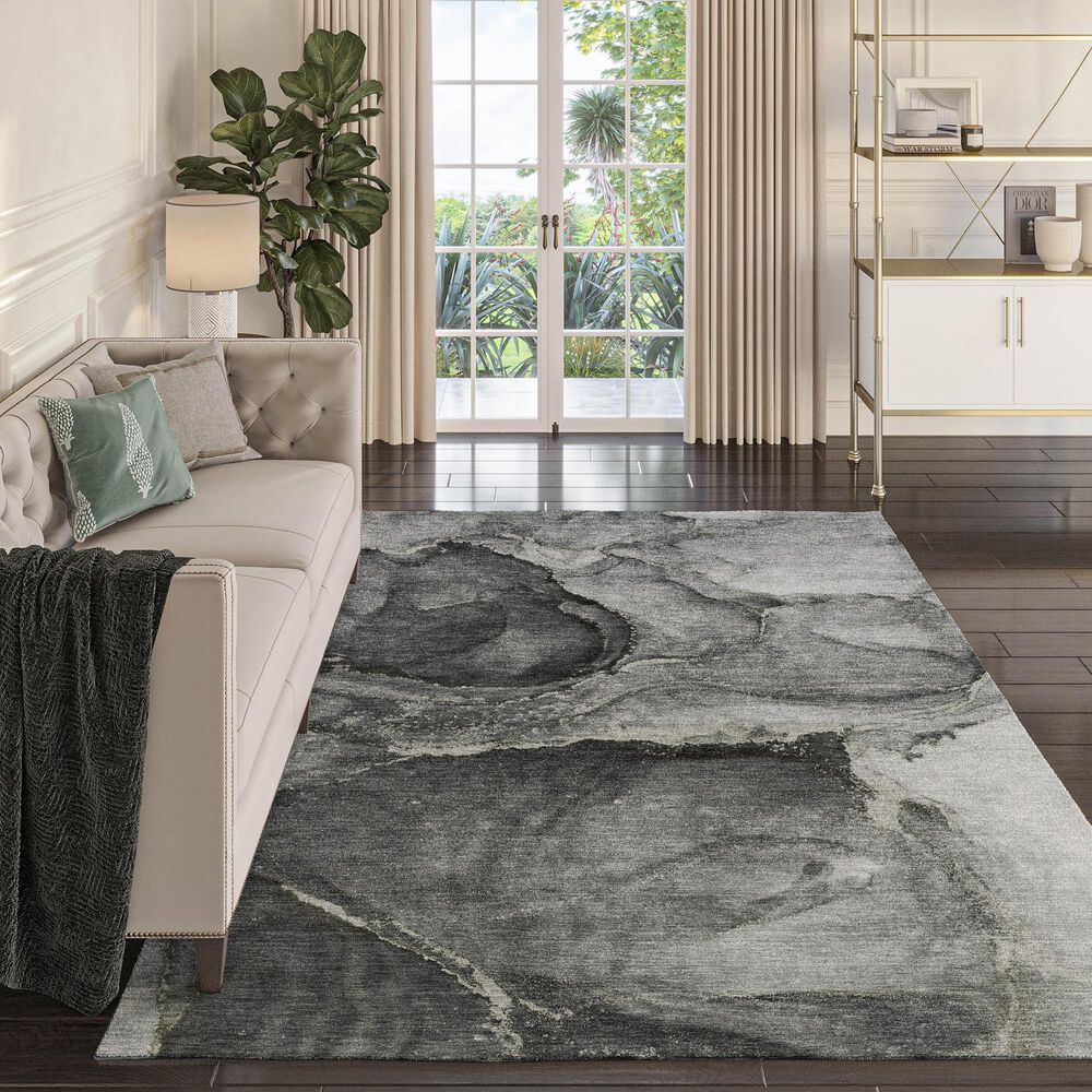 Dalyn Rug Company Odyssey Charcoal 8' x 10' Area Rug, , large