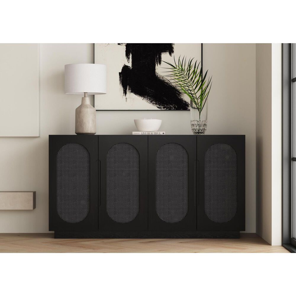 Mayberry Hill Bahama Breeze 4-Door Server in Black, , large