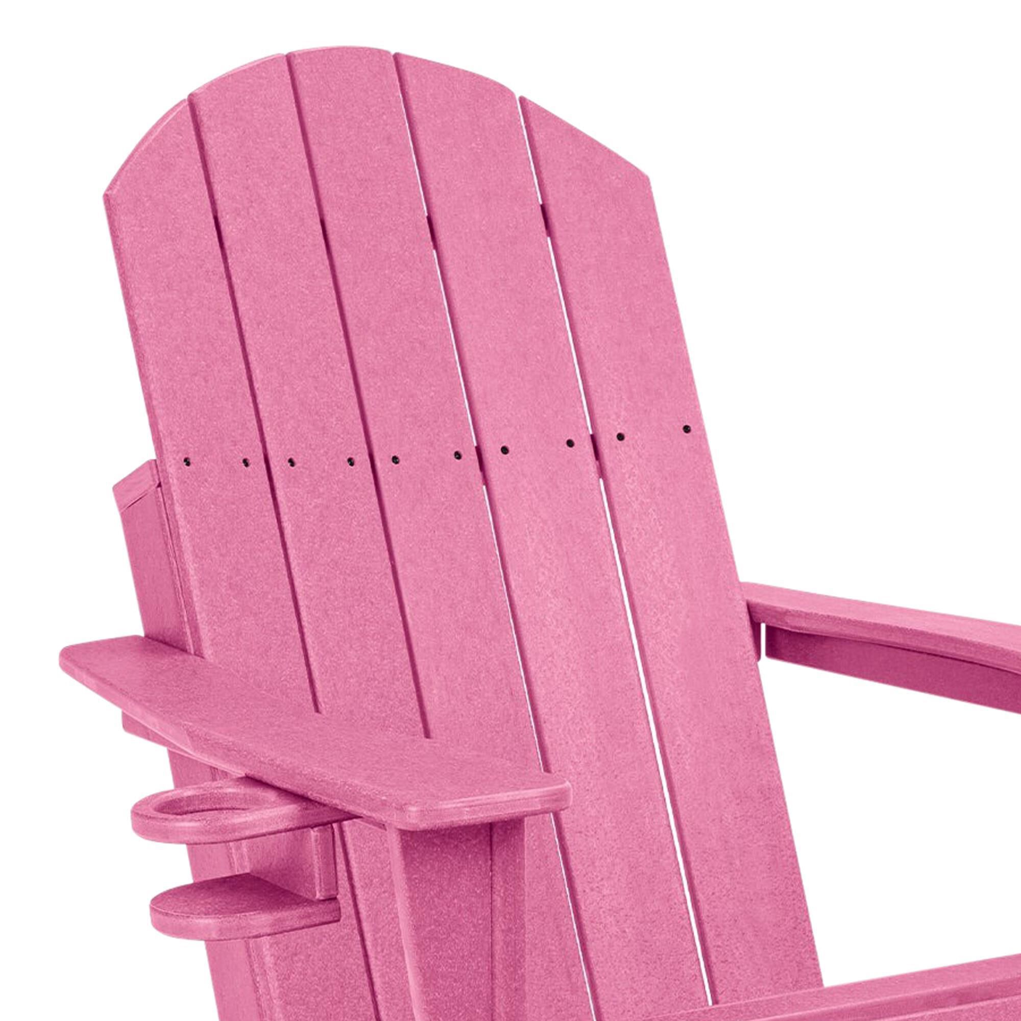 Osaki Heavy Duty Extra Wide Adirondack Chair in Pink NFM
