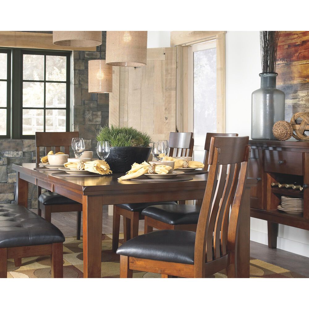 Ashley Ralene Dining Upholstered Side Chair in Medium Brown, , large