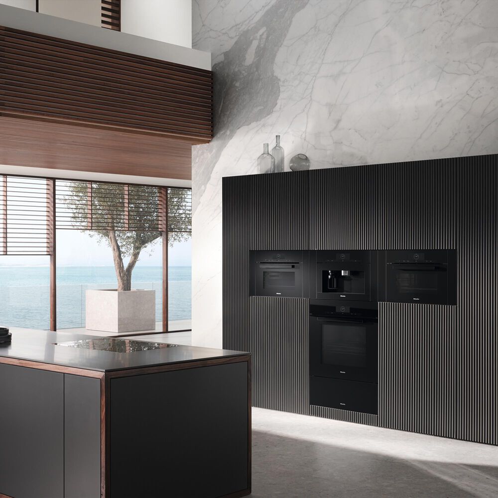 Miele VitroLine 1.84 Cu. Ft. Speed Microwave Oven in Obsidian Black, , large