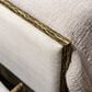 Furniture of America Lalia Queen Upholstered Panel Bed with Padded Headboard in Matte Gold, , large