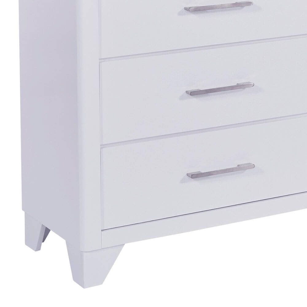 Ashley Jarlee 6-Drawer Dresser and Mirror in White, , large