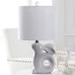 Safavieh Ruby Rabbit Table Lamp in Grey, , large