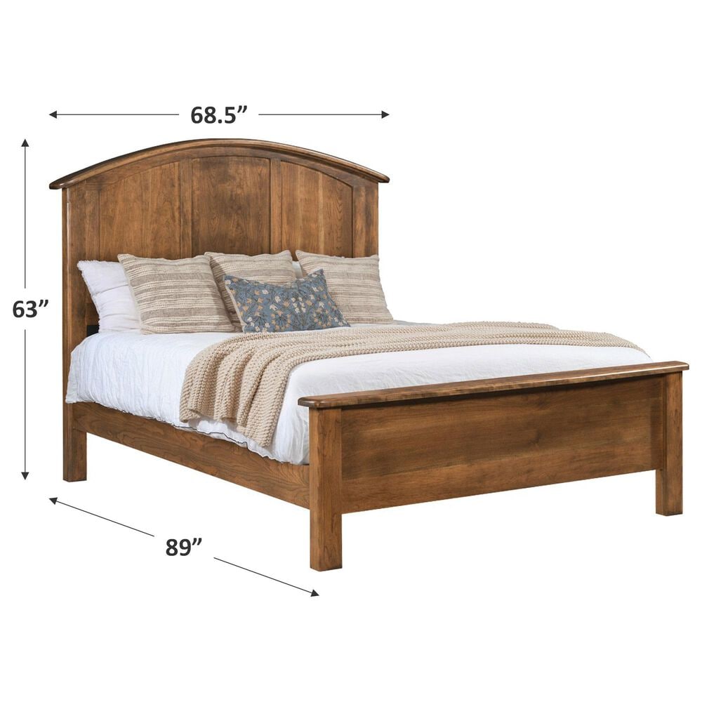 Briarwood American Timbers Queen Panel Bed in Turkish Coffee, , large