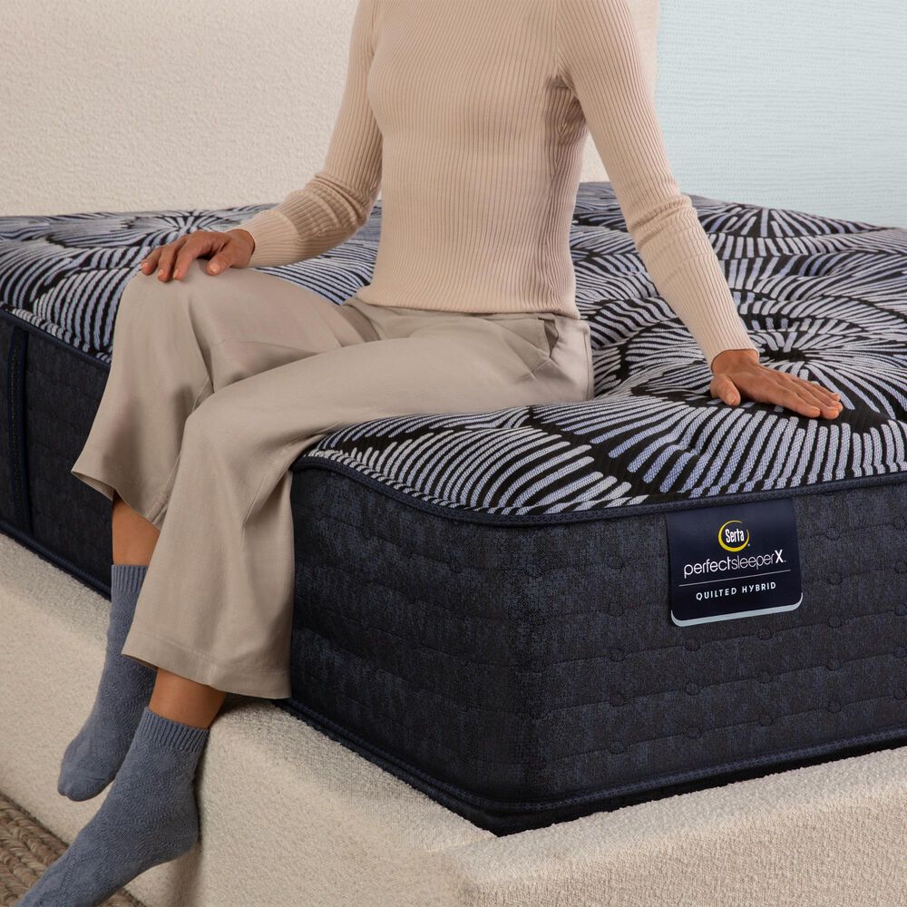 SERTA Perfect Sleeper X Knox Plush Twin XL Mattress with High Profile Box Spring, , large