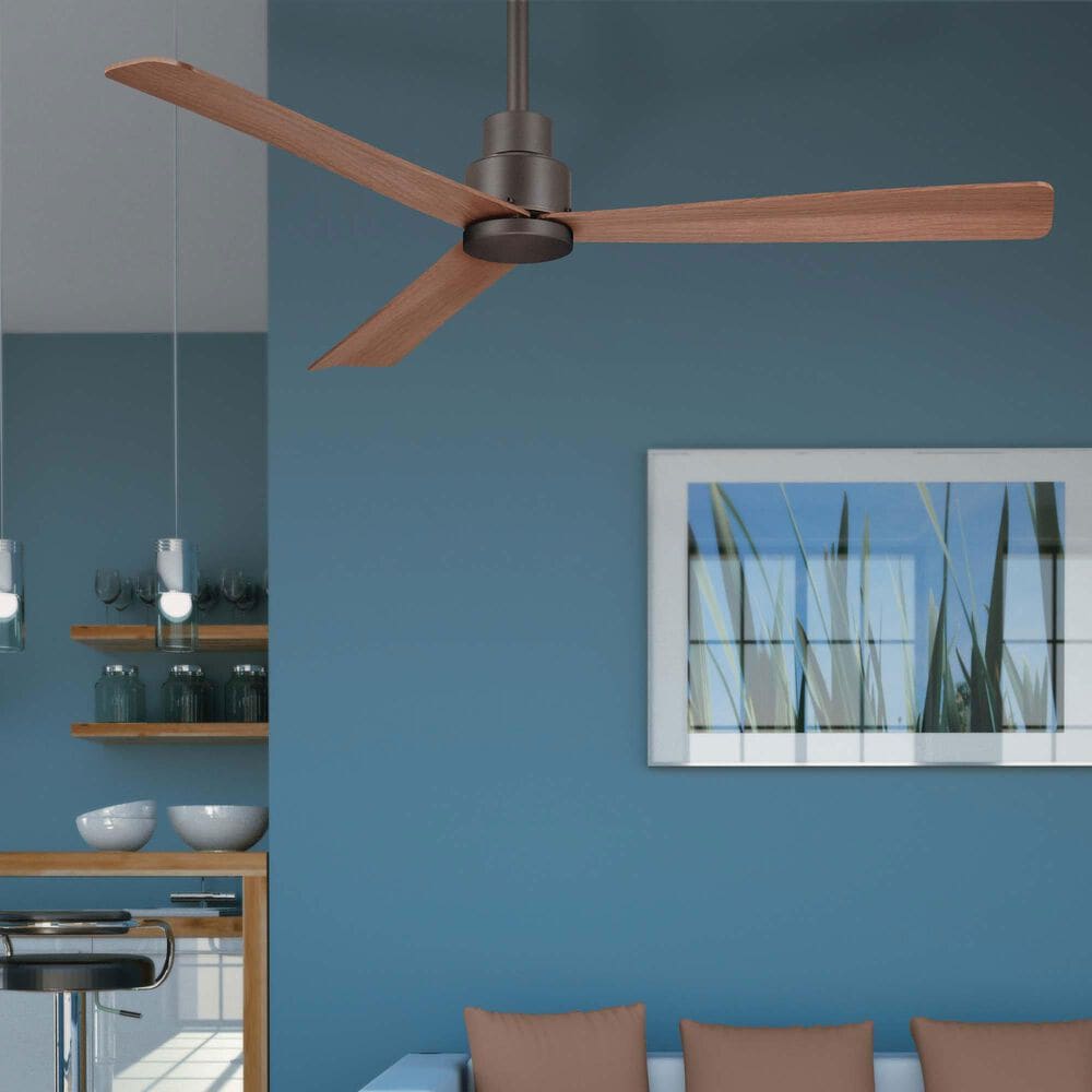 Minka-Aire Simple 44" Indoor/Outdoor Ceiling Fan in Oil Rubbed Bronze, , large