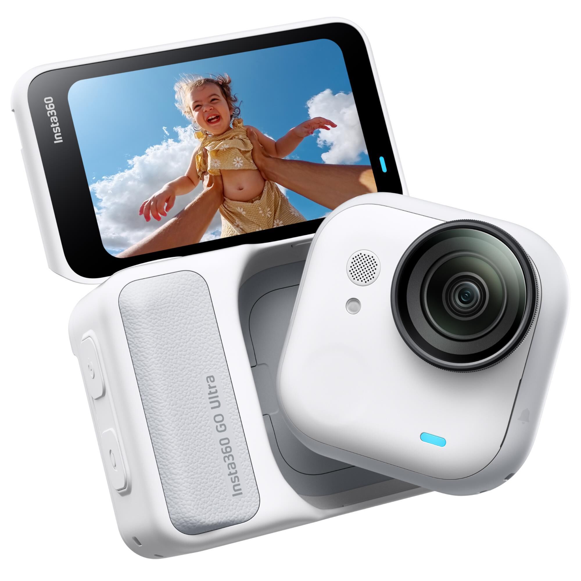 Insta360 GO Ultra Standard Bundle Action Camera in Arctic White