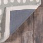 Momeni Delmar 2" x 8" Gray Runner Rug, , large