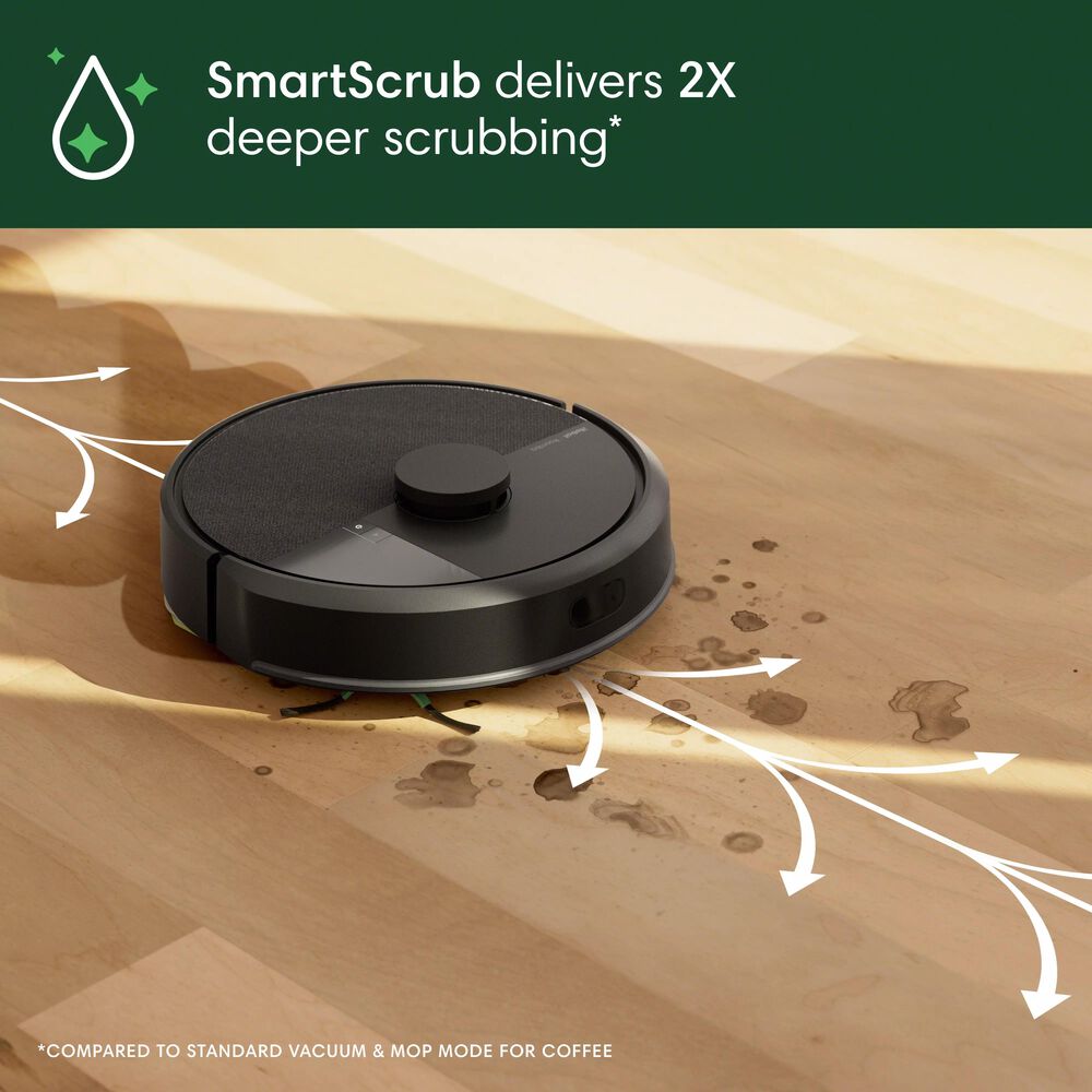 iRobot Roomba 105 Combo Robot Vacuum and Mop with AutoEmpty Dock? in Black, , large