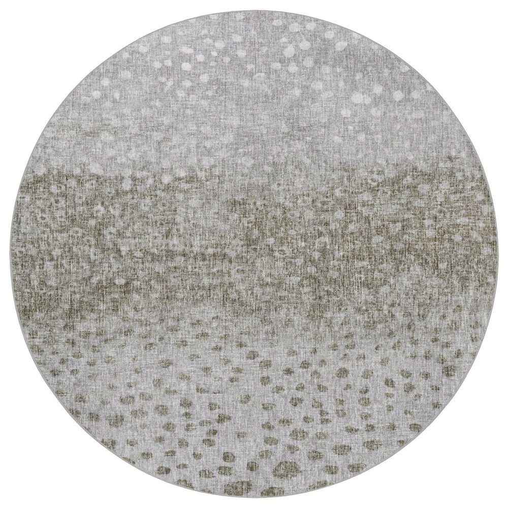 Dalyn Rug Company Boca BO12 Taupe 8" Round Area Rug, , large