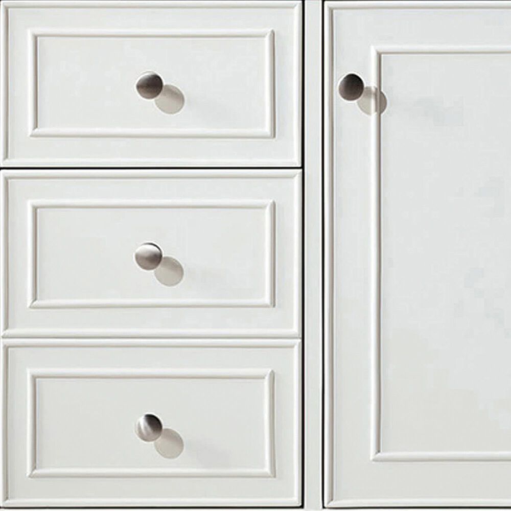 James Martin Vanities Bristol 48&quot; Single Bathroom Vanity in Bright White with Single Hole 3 cm White Zeus Quartz Top and Rectangular Sink, , large