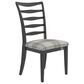 Declan Dining Champlain 5-Piece Round Dining Set in Black, , large