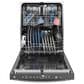 GE Appliances 2-Piece Kitchen Package with 22.1 Cu. Ft. French-Door Refrigerator and Rounded Handle Dishwasher in Fingerprint Resistant Stainless, , large